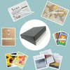 image:imageGolden State Art Drop Front Archival Storage Box Gray 1175x1525x3 Inch  AcidFree Museum Box with Metal Edge Corner for Storing Artwork Photos Documents Prints Arts And CraftsGray