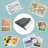 image:imageGolden State Art Drop Front Archival Storage Box Gray 1175x1525x3 Inch  AcidFree Museum Box with Metal Edge Corner for Storing Artwork Photos Documents Prints Arts And CraftsGray