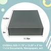 image:imageGolden State Art Drop Front Archival Storage Box Gray 1175x1525x3 Inch  AcidFree Museum Box with Metal Edge Corner for Storing Artwork Photos Documents Prints Arts And CraftsGray
