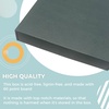 image:imageGolden State Art Drop Front Archival Storage Box Gray 1175x1525x3 Inch  AcidFree Museum Box with Metal Edge Corner for Storing Artwork Photos Documents Prints Arts And CraftsGray