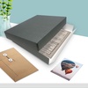image:imageGolden State Art Drop Front Archival Storage Box Gray 1175x1525x3 Inch  AcidFree Museum Box with Metal Edge Corner for Storing Artwork Photos Documents Prints Arts And CraftsGray
