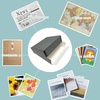 image:imageGolden State Art Drop Front Archival Storage Box Gray 1175x1525x3 Inch  AcidFree Museum Box with Metal Edge Corner for Storing Artwork Photos Documents Prints Arts And CraftsGray