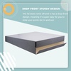 image:imageGolden State Art Drop Front Archival Storage Box Gray 1175x1525x3 Inch  AcidFree Museum Box with Metal Edge Corner for Storing Artwork Photos Documents Prints Arts And CraftsGray