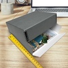image:imageGolden State Art Drop Front Archival Storage Box Gray 1175x1525x3 Inch  AcidFree Museum Box with Metal Edge Corner for Storing Artwork Photos Documents Prints Arts And CraftsGray