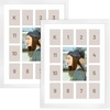 image:imageGolden State Art School Years Picture Frame PreK to 12 Wood Glass Black  13 Openings White Mat Baby First Year Kindergarten Keepsake Horizontal Vertical For Wall Display Home Decor Holiday GiftWood  White With White Mat