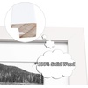 image:imageGolden State Art School Years Picture Frame PreK to 12 Wood Glass Black  13 Openings White Mat Baby First Year Kindergarten Keepsake Horizontal Vertical For Wall Display Home Decor Holiday GiftWood  White With White Mat