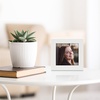 image:imageGolden State Art Set of 3 4x4 Picture Frames Smartphone Instagram Frame Collection Square Wood Frames with Tempered Glass Mothers Day Decorations White