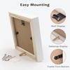 image:imageGolden State Art Set of 3 4x4 Picture Frames Smartphone Instagram Frame Collection Square Wood Frames with Tempered Glass Mothers Day Decorations White