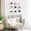image:imageGolden State Art Set of 3 4x4 Picture Frames Smartphone Instagram Frame Collection Square Wood Frames with Tempered Glass Mothers Day Decorations White