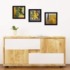 image:imageGolden State Art Smartphone Instagram Frames Collection 8x8inch Square Photo Wood Frame with White Photo Mat amp Real Glass for 4x4 Photo Black