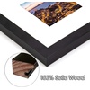 image:imageGolden State Art Smartphone Instagram Frames Collection 8x8inch Square Photo Wood Frame with White Photo Mat amp Real Glass for 4x4 Photo Black