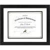 image:imageGolden State Art 11x14 Diploma Frame for 85x11 DocumentSolid WoodGlass  Fit For 11X14 Document amp Certificates Without MatDouble MatBlack With Gold Black 1 PackBlack WhiteBlack Mat