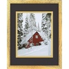 image:imageGolden State Art 11x14 Distressed Black Picture FrameWoodampGlassMat 8x10  1 Pack 11x14 Photo Frame Displays for 8x10 with White over Black Double Mat  Solid WoodampReal Glass Wall Mounting DecorDistressed Gold  BlackGold Mat