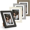 image:imageGolden State Art 11x14 Picture Frame Set of 4Display 8x10 Photo Multicol  Removable White mat Dispaly 8x10 or 11x14 Wooden Frame with Plexiglass FrontBoth Wall or Tabletop displayMix Colors