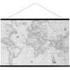 image:imageGolden State Art 36 Inch Wood Magnetic Poster Frame Hanger Black 1 Pack  Wooden Magnet Frame for Photo Canvas Artwork Scroll Print Map Fits 24x36 36x48 12x36 18x36 Posters Wall MountBlack