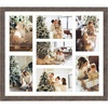 image:imageGolden State Art 7 Openings for 4x6 Collage Picture FrameSolid WoodGlass  Fit For 137x157 Picture Without MatMatted for 4x6 PictureBlack1 PackWood  Distressed Brown With White Mat