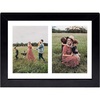 image:imageGolden State Art 85x11 Black Wooden Picture Frame for 25x7 Photos1 Pack  Black Frame with White Mat85x11 Certificate Without Mat  Real Glass  Easel Stand for LandscapePortrait Table DisplayBlackWhite Mat