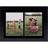 image:imageGolden State Art 85x11 Black Wooden Picture Frame for 25x7 Photos1 Pack  Black Frame with White Mat85x11 Certificate Without Mat  Real Glass  Easel Stand for LandscapePortrait Table DisplayBlackBlack Mat
