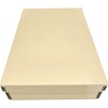 image:imageGolden State Art Archival Drop Front Storage Box Tan1175x1525x3 Inch  AcidFree Museum Box with Metal Edge Corner for Storing Artwork Photos Documents Prints Arts And CraftsBeige