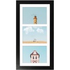 image:imageGolden State Art Collage Frame 7x14 for 3 4x6 Photos Wood Distressed Brown  Clear Real Glass and White Mat Horizontal amp Vertical Display Multi Pictures For Gallery Wall Home Decor amp Holiday GiftBlack With White Mat