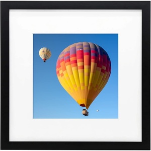 image:imageGolden State Art 12x12 Picture FrameSolid WoodampReal GlassSquare Mat 8x8  1 Pack 12x12 Black Photo Frame with Tempered Glass White Mat Display for 8x8 Picture Wall Mounting Home DecorBlack
