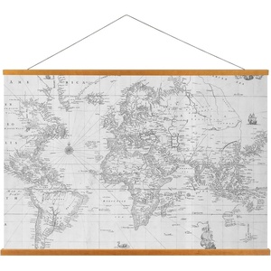 image:imageGolden State Art 36 Inch Wood Magnetic Poster Frame Hanger Black 1 Pack  Wooden Magnet Frame for Photo Canvas Artwork Scroll Print Map Fits 24x36 36x48 12x36 18x36 Posters Wall MountTeak