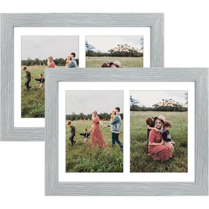 image:imageGolden State Art 85x11 Black Wooden Picture Frame for 25x7 Photos1 Pack  Black Frame with White Mat85x11 Certificate Without Mat  Real Glass  Easel Stand for LandscapePortrait Table DisplayGreyBlack Mat