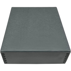 image:imageGolden State Art Drop Front Archival Storage Box Gray 1175x1525x3 Inch  AcidFree Museum Box with Metal Edge Corner for Storing Artwork Photos Documents Prints Arts And CraftsGray