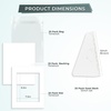 image:imageGolden State Art 12 Inches Cardboard Easel Back Display Sets Single Wing AcidFree 11x14 White Picture Mat Backing Board Clear Plastic Bags for Photos Sign Craft Art Prints Pack of 25 Each