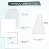 image:imageGolden State Art 12 Inches Cardboard Easel Back Display Sets Single Wing Acidfree 11x14 White Picture Mat Backing Board Clear Plastic Bags for Photos Sign Craft Art Prints Pack of 50 Each