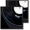 image:imageGolden State Art 125x125 Black Aluminum Album Frame 1 Pack  Brushed Metal Vinyl Record Frame for 12 Album Cover Acrylic FrontBlack