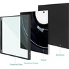 image:imageGolden State Art 125x125 Black Aluminum Album Frame 1 Pack  Brushed Metal Vinyl Record Frame for 12 Album Cover Acrylic FrontBlack