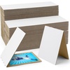 image:imageGolden State Art 35X45 Corrugated Sheet Trading Card Protector 50 Pack  White Cardboard Inserts Sport Baseball Football Card FoldersWhite