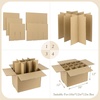 image:imageGolden State Art 4 Sets Glass Divider for Wine Glassware Protect Plate Bottle Ceramic Packing Fit for 16x12x12 Inch Box Excluding BoxGLASS PACKING16x12x12