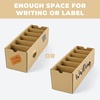 image:imageGolden State Art 5 Pack Cardboard Parts Bins Boxes Kraft Cardboard Storage Bins With Dividers for Inventory Organization Parts Garage Warehouse or Home Cubby