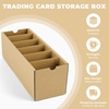 image:imageGolden State Art 5 Pack Cardboard Parts Bins Boxes Kraft Cardboard Storage Bins With Dividers for Inventory Organization Parts Garage Warehouse or Home Cubby