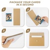 image:imageGolden State Art 50 Pack 4x6 inch Corrugated Cardboard Sleeves for Sports Cards White Cardboard Card Protectors