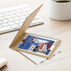 image:imageGolden State Art 50 Pack 4x6 inch Corrugated Cardboard Sleeves for Sports Cards White Cardboard Card Protectors