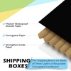 image:imageGolden State Art 6x6x2 Inches Black Shipping Boxes Pack of 26 Durable Waterproof Stackable Mailer Boxes Moving