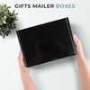 image:imageGolden State Art 8x6x3 Black Mailing Box Sturdy Gift Box Mailers Small Business Shipping Supplies Cardboard Corrugated Packing 26 Packs