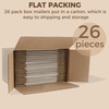 image:imageGolden State Art 8x6x3 White Shipping Boxes Durable Corrugated Boxes Mailing Small Business Cardboard Packing Gift Mailer Pack of 26