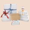 image:imageGolden State Art 8x6x3 White Shipping Boxes Durable Corrugated Boxes Mailing Small Business Cardboard Packing Gift Mailer Pack of 26
