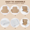 image:imageGolden State Art 8x6x3 White Shipping Boxes Durable Corrugated Boxes Mailing Small Business Cardboard Packing Gift Mailer Pack of 26