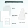 image:imageGolden State Art 9 Inches Cardboard Easel Back Display Sets Single Wing AcidFree 8x10 White Picture Mat Backing Board Clear Plastic Bags for Photos Sign Craft Art Prints Pack of 25 Each