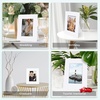 image:imageGolden State Art 9 Inches Cardboard Easel Back Display Sets Single Wing AcidFree 8x10 White Picture Mat Backing Board Clear Plastic Bags for Photos Sign Craft Art Prints Pack of 25 Each