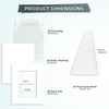 image:imageGolden State Art 9 Inches Cardboard Easel Back Display Sets Single Wing AcidFree 8x10 White Picture Mat Backing Board Clear Plastic Bags for Photos Sign Craft Art Prints Pack of 50 Each