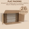 image:imageGolden State Art 9x6x3 White Shipping Boxes Durable Corrugated Boxes Mailing Small Business Cardboard Packing Gift Mailer Pack of 26
