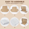image:imageGolden State Art 9x6x3 White Shipping Boxes Durable Corrugated Boxes Mailing Small Business Cardboard Packing Gift Mailer Pack of 26