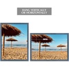 image:imageGolden State Art A2 Frame with Plexiglass Set of 2 Dark Brown  Engineered Wood 165 x 234 inch Large Poster Frame  Horizontal and Vertical Display for WallBlue