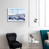 image:imageGolden State Art A2 Frame with Plexiglass Set of 2 Dark Brown  Engineered Wood 165 x 234 inch Large Poster Frame  Horizontal and Vertical Display for WallWhite